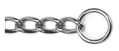 Ancol Heritage Check Chain Collar Xheavy 60cm Sz 7
